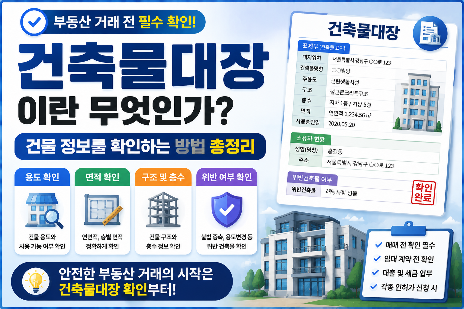 건축물대장이란 무엇인가?