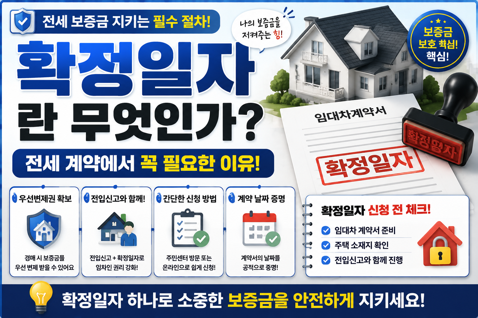 전세계약시 확정일자