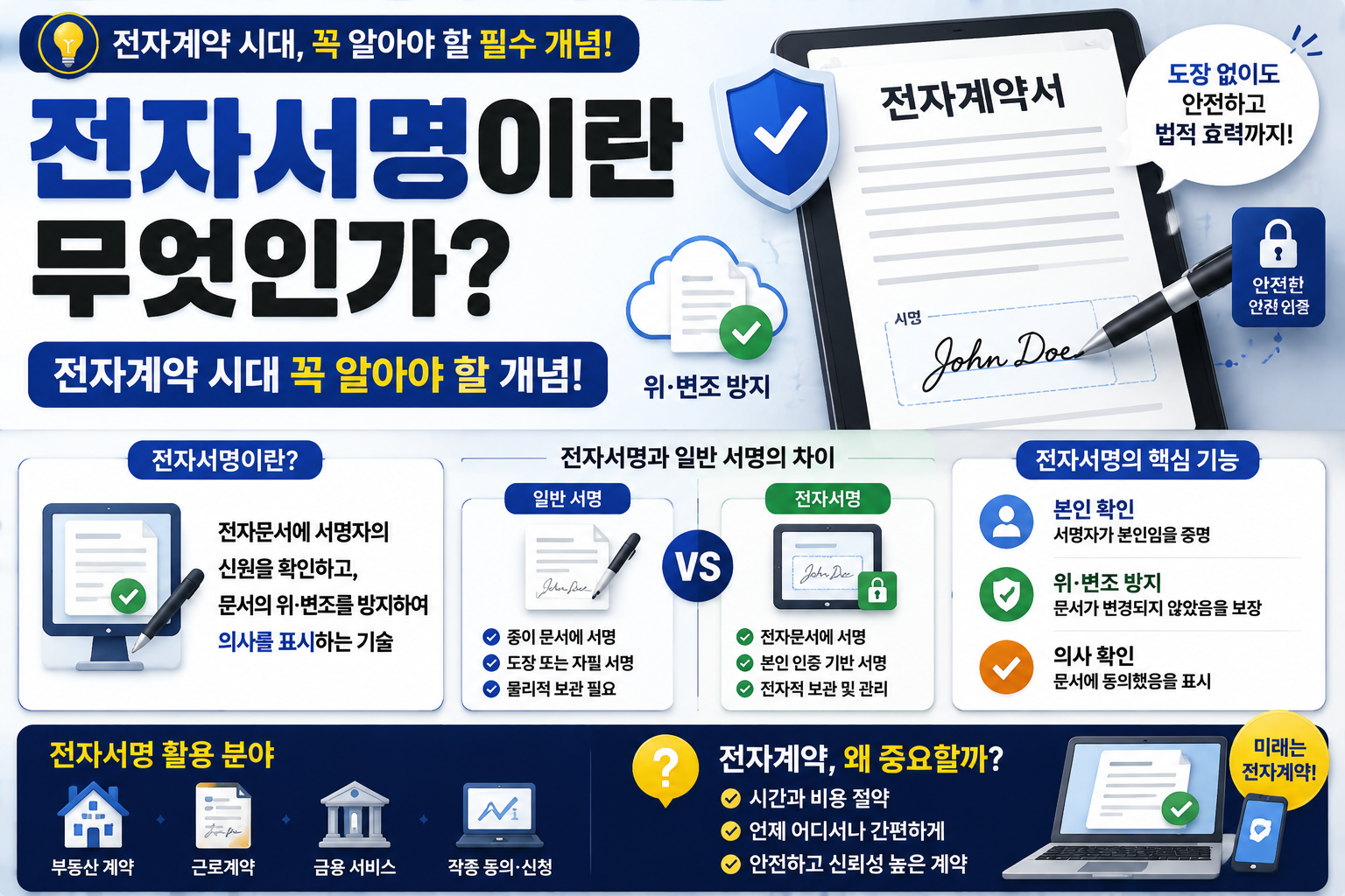 전자서명에 대한 필수개념